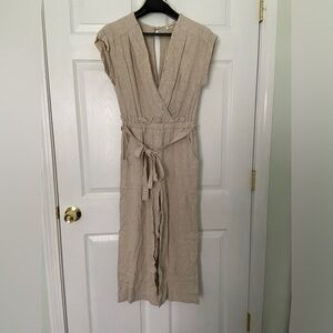 Tan jumpsuit